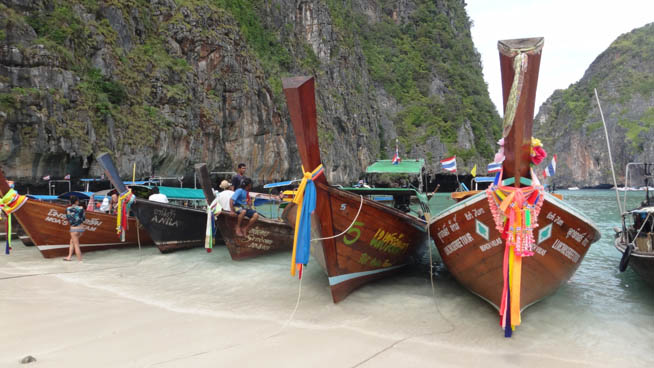 The long-tail boat is a type of watercraft native to Southeast Asia. CT