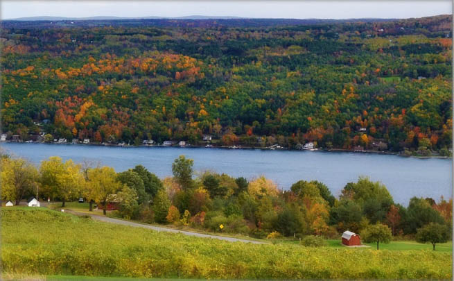 Finger Lakes are a pattern of lakes in the west-central section of Upstate New York in the United States.  CT