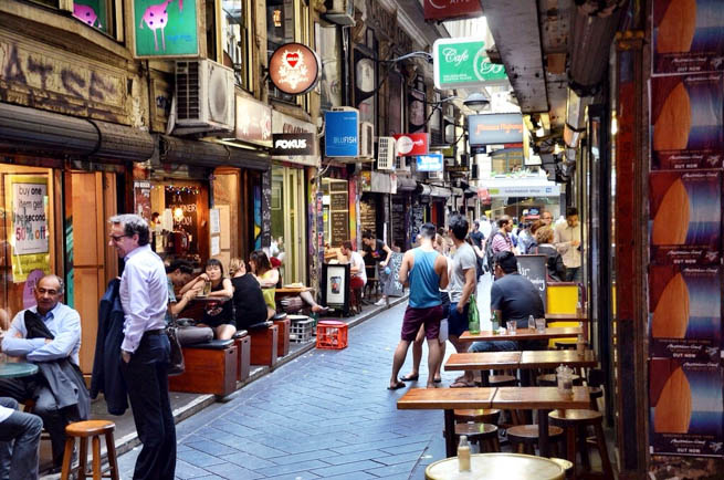 Melbourne’s lanes and arcades have collectively become culturally important. The Melbourne central business district's numerous lanes mostly date to the Victorian era. CT
