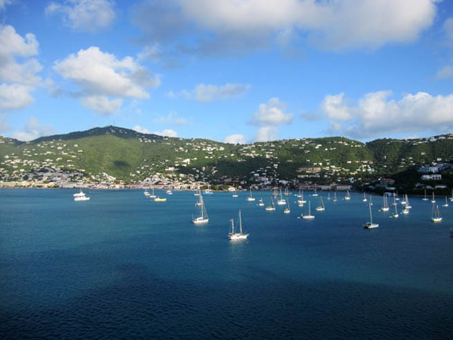 Saint Thomas is an island in the Caribbean Sea CT