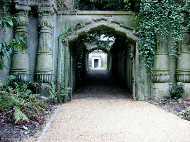 Highgate Cemetery is a place of burial in north London, England. CT