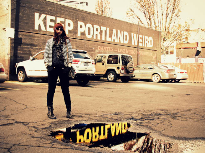 Portland is a city in the State of Oregon, near the confluence of the Willamette and Columbia rivers.