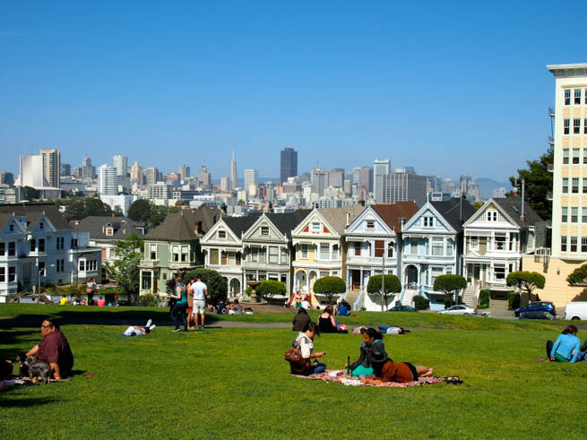 Painted ladies is a term in American architecture used for Victorian buildings painted in three or more colors 