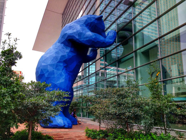 Big Blue Bear at the Denver Convention Center
