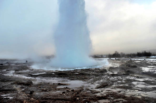 Geysir, sometimes known as The Great Geysir, is a geyser in southwestern Iceland 