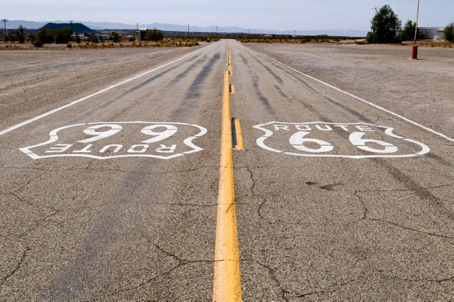 U.S. Route 66, also known as the Will Rogers Highway and colloquially known as the Main Street of America or the Mother Road, was one of the original highways within the U.S. Highway System 