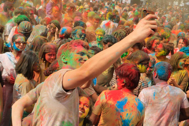 Holi is a spring festival, also known as the festival of colours or the festival of love CT