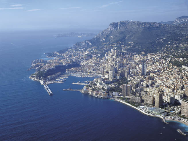 Monaco is an independent microstate on France’s Mediterranean coastline 