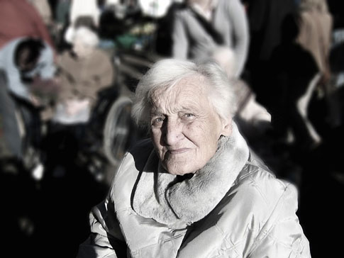 An elderly woman looks forward to traveling to Norway.
