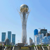 Kazakhstan might seem like it is a vast dry desert, but behind all that sand and dry vegetation hides a vast number of unique historical sights, snow-capped peaks, beautiful golden plains, lakes, and even glaciers.