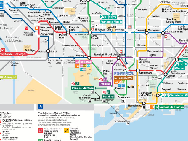 Regardless of the city, metro maps are designed similarly enough so travelers can navigate their way across any town.