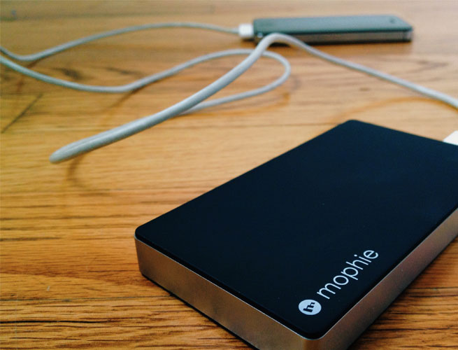 The mophie is a portable battery charger. For many travelers, gadgets are essential items to pack. Here's a list of some recommendations.