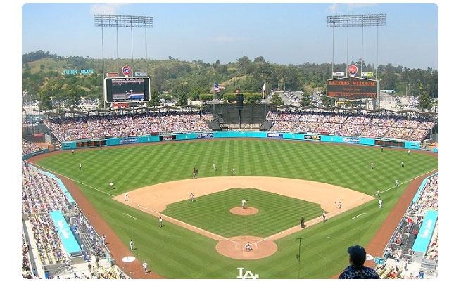 Dodger Stadium in Los Angeles is home to the LA Dodgers. Check out these three favorite baseball stadiums in the United States.