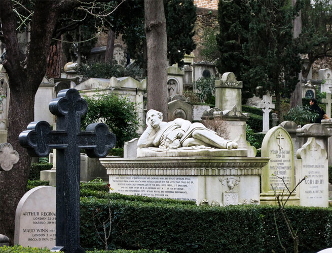 The Protestant Cemetery is a lesser-known attraction in Rome. Rome has many attractions, including these lesser-known and often lesser-visited spots.