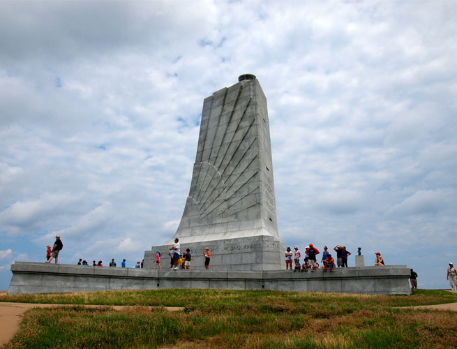 The Wright Brothers National Memorial is a great stop in North Carolina. The Wright Brothers National Memorial is a great stop in North Carolina.