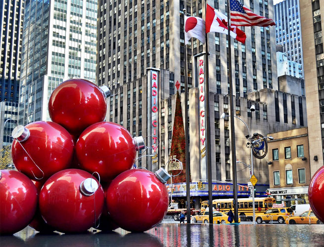 In the fall, Radio City Music Hall prepares for Christmas. New York has many activities in the fall, whether you're in NYC or upstate.