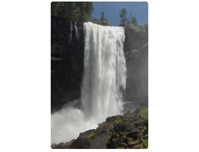 Yosemite Wide Waterfall