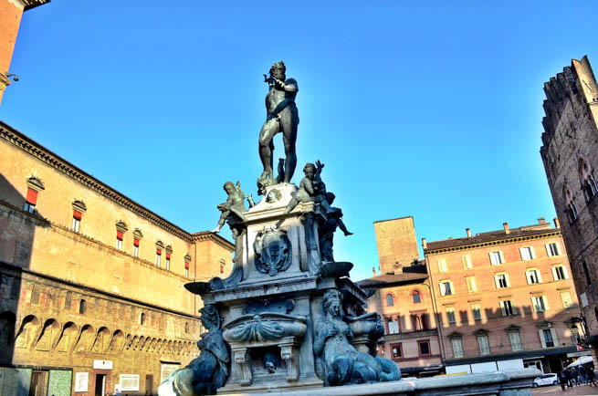 Bologna is the largest city of Emilia-Romagna Region in Italy. CT