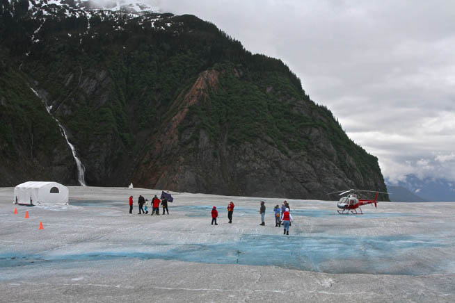 Glaciers dot Alaska and provide a unique travel experience.