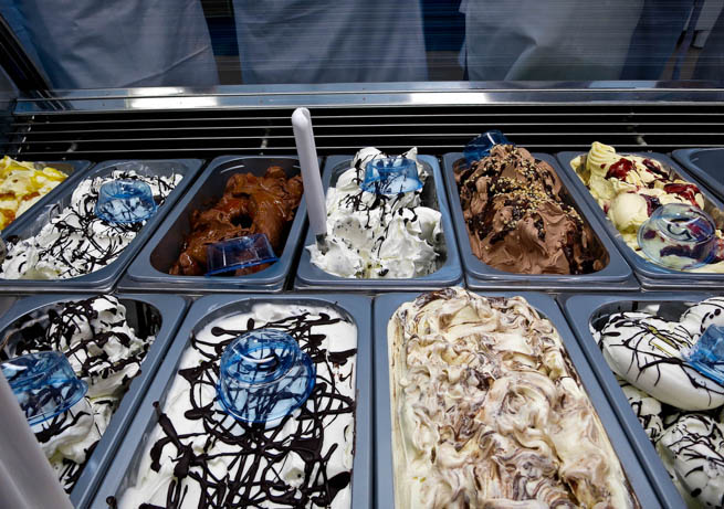 Gelato is the Italian word for ice cream
