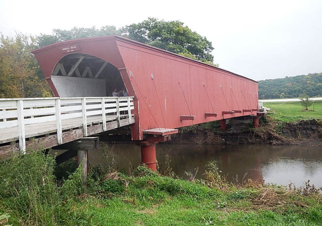 19 covered bridges were built in Madison County Iowa during the late 19th Century CT