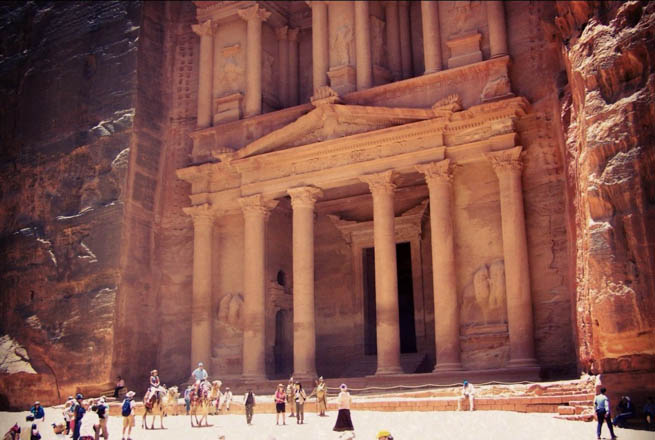 Petra is a historical and archaeological city in the southern Jordanian governorate of Ma'an CT