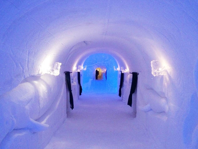 Stay cool this winter by staying at one of these unusual ice hotels around the world.