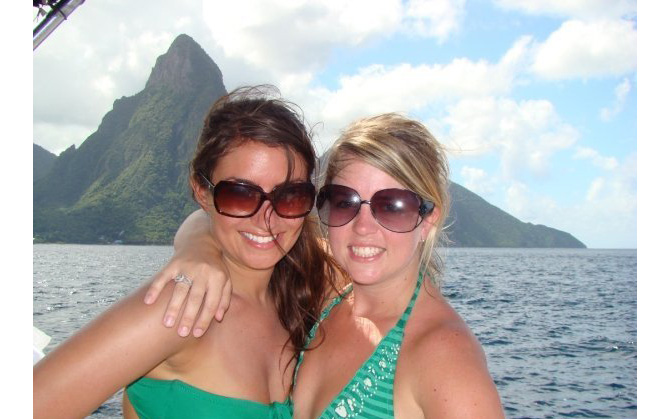 Two girls in paradise Two girls in paradise