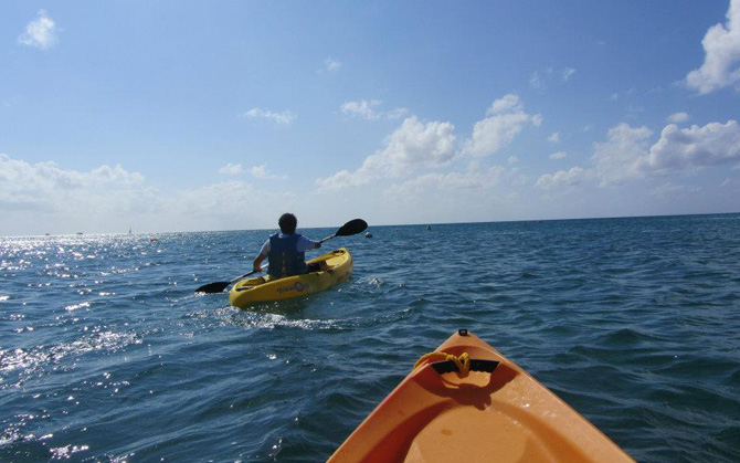 Kayaking in Paradise Kayaking in Paradise