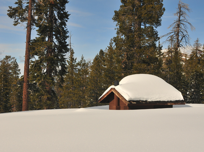 Cabin Buried in Snow Cabin Buried in Snow
